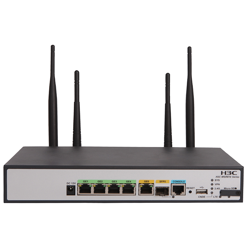 H3C MSR810-W-LM 企业级6端口千兆4G LTE无线路由器